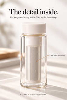 Long removable mesh filter insert detail