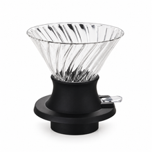 clear white — glass immersion coffee brewer