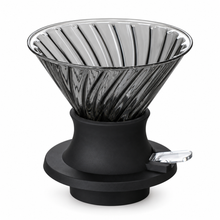 smoke white — glass immersion coffee brewer