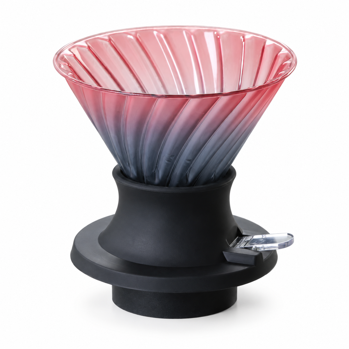 sunset white — glass immersion coffee brewer