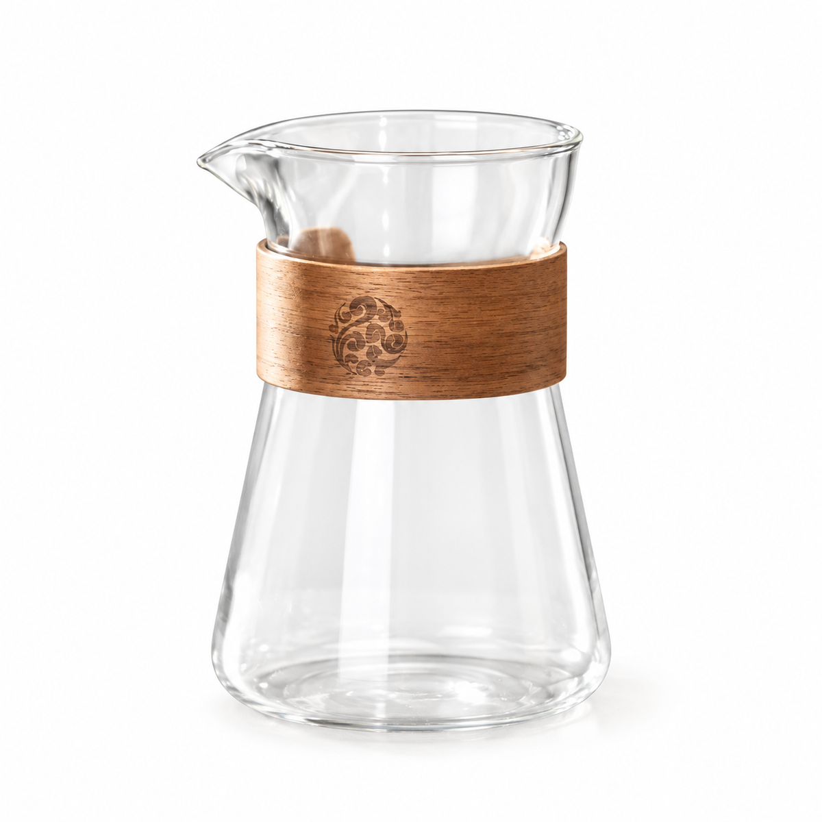 server white — glass immersion coffee brewer