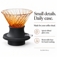 amber benefits — glass immersion coffee brewer